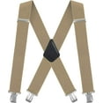 thumbnail image 1 of Men's X-Back 2 Inches Wide Heavy Duty Clips Adjustable Suspenders, 1 of 1