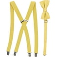 thumbnail image 1 of Men's X Back Suspenders & Bowtie Set Variety of Colors, 1 of 1