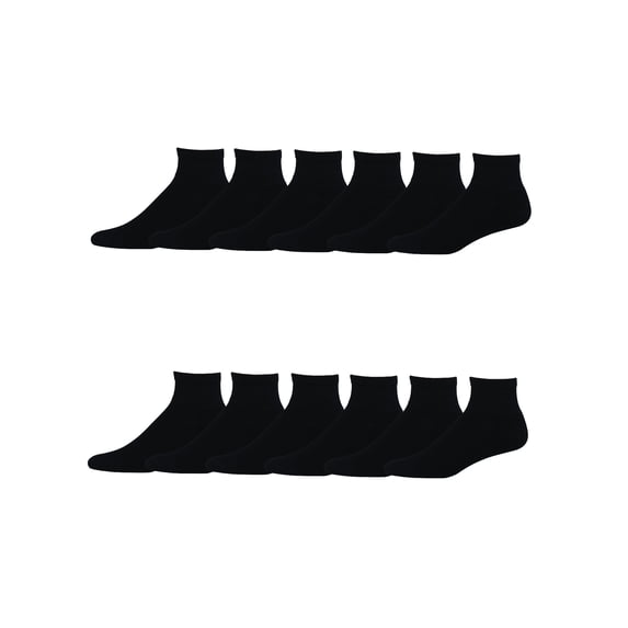 Hanes X-Temp Men's Active Cool Ankle Socks, 12 Pack
