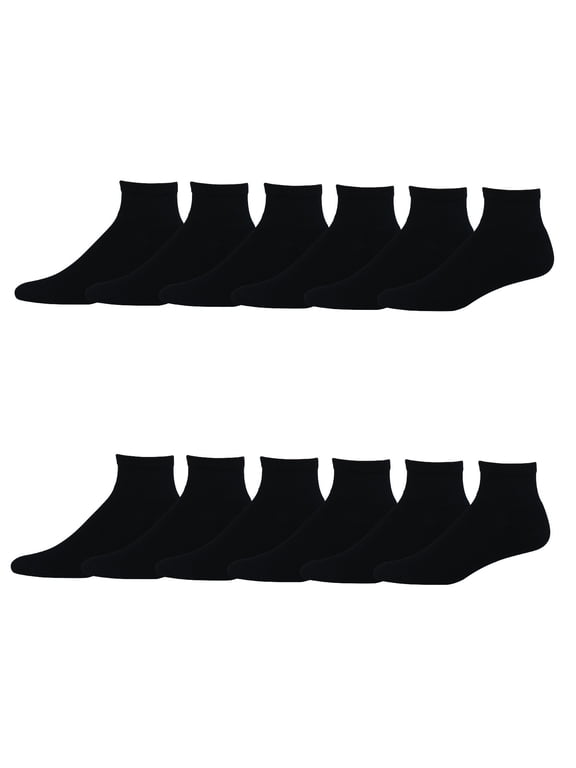 X-Temp Men's Active Cool Ankle Socks, 12 Pack