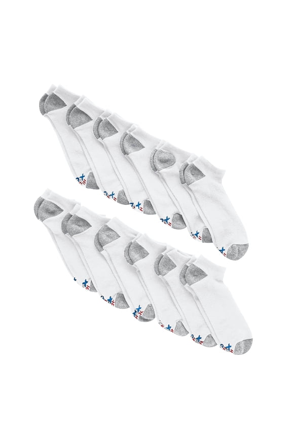 Men's X-Temp Active Cool Lightweight Lowcut Socks, 12 pack