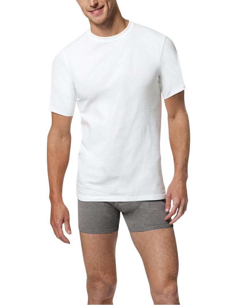 Hanes Men's X-Temp Comfort Cool Crewneck Undershirt 5-Pack with - Main Image