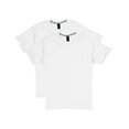 thumbnail image 1 of Hanes X-Temp Unisex Short Sleeve Crewneck T-Shirt, 2-Pack White M, 1 of 3