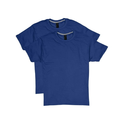 X-Temp Unisex Short Sleeve Crewneck T-Shirt, 2-Pack Deep Royal S