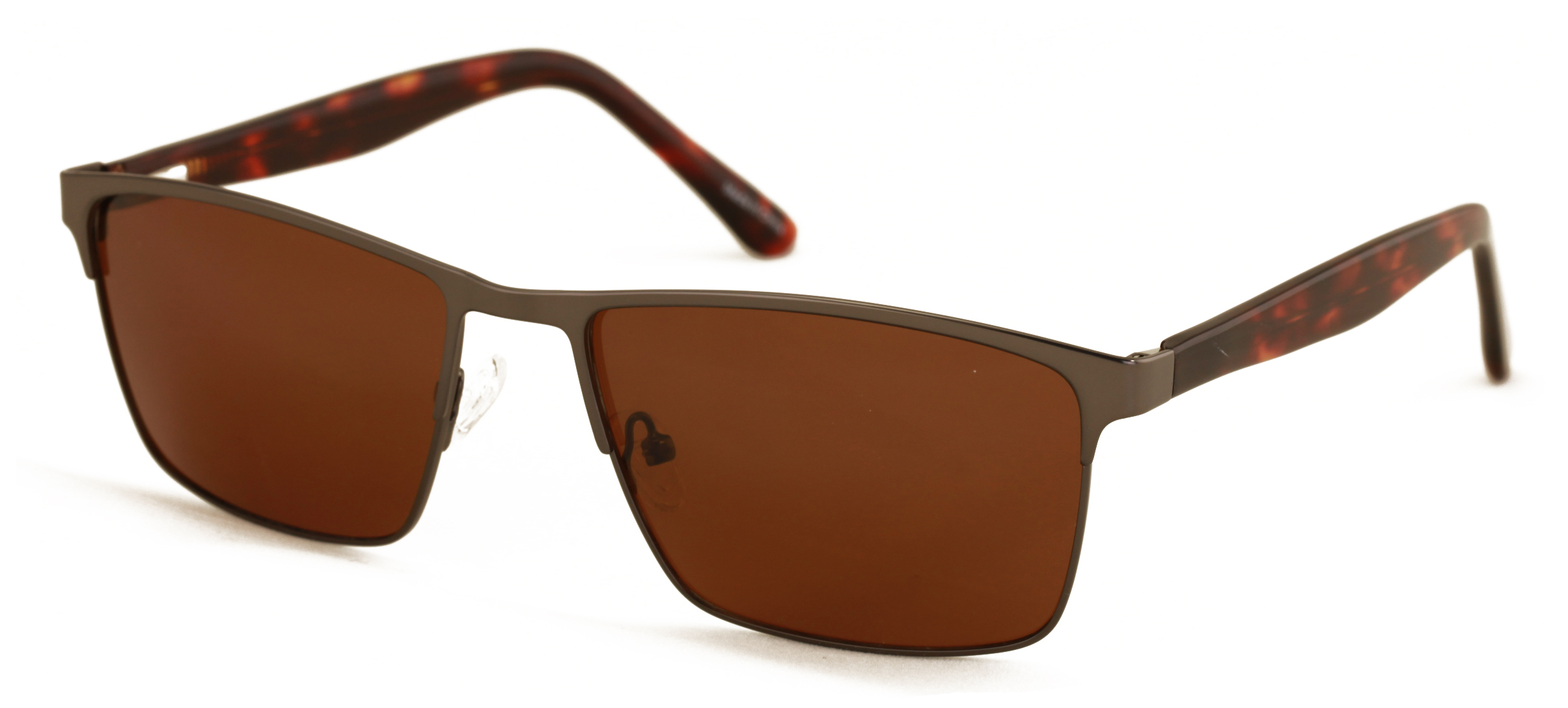 Men’s XL Wide Fit Polarized Sunglasses – 152mm Oversized Optical Frame with UV Protection – Lightweight & Comfortable Fit Brown