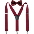 thumbnail image 1 of Men's Y-Back Adjustable Suspender and Bowtie Set, 1 of 1
