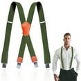 thumbnail image 1 of Men’s Y-shape 1.5 Inch Suspender -4 Metal Clips, Elastic Straps, 1 of 8