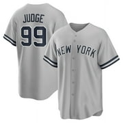 Men's Yankees Baseball Team Aa_ron_Judge#99 Jersey_s Fans Gift Tee Classic Sports Short Sleeved Tops Embroidered Button-down Breathable Shirt