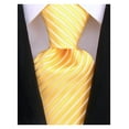 thumbnail image 1 of Men's Yellow Necktie Set | Formal Wedding Tie for Groom | Scott Allan Collection Yellow Necktie with Pocket Square, 1 of 3