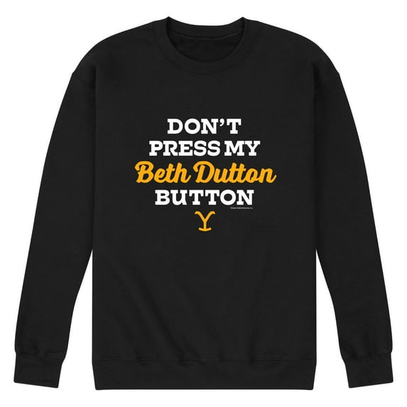 Yellowstone - Official Yellowstone Merchandise - Men's Crew Neck Fleece Pullover