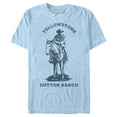 thumbnail image 1 of Men's Yellowstone Blue John Dutton Riding Horse on Ranch  Graphic T-Shirt, 1 of 4