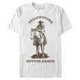thumbnail image 1 of Men's Yellowstone Brown John Dutton Riding Horse  Graphic T-Shirt, 1 of 5