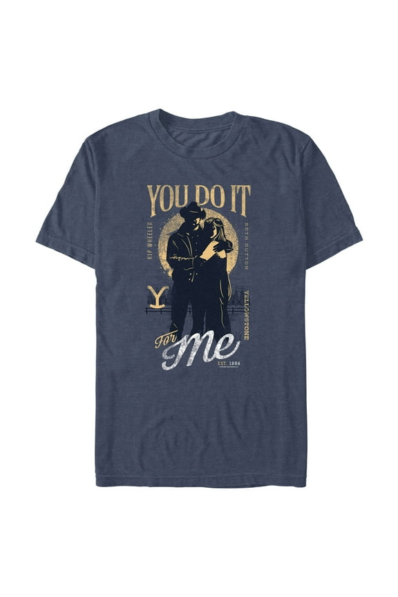 Men's Yellowstone Distressed Beth and Rip You Do It for Me  Graphic T-Shirt