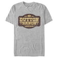thumbnail image 1 of Men's Yellowstone Distressed Dutton Ranch Montana Est 1886 Logo  Graphic T-Shirt, 1 of 5