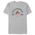 thumbnail image 1 of Men's Yellowstone Distressed Rider Silhouette Est. 1886 Graphic T-Shirt, 1 of 4