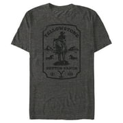 Mens Yellowstone Dutton Ranch Est. 1886 Ticket Graphic T-Shirt