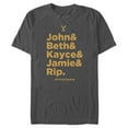 thumbnail image 1 of Men's Yellowstone Dutton Ranch Family Name Line Up  Graphic T-Shirt, 1 of 5