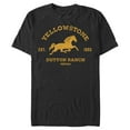 thumbnail image 1 of Men's Yellowstone Dutton Ranch Horse Logo  Graphic T-Shirt, 1 of 10