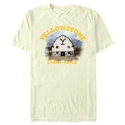 Mens Yellowstone Dutton Ranch Illustration Graphic T-Shirt