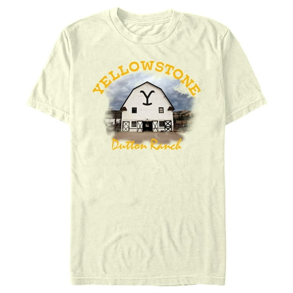 Men's Yellowstone Dutton Ranch Illustration Graphic T-Shirt
