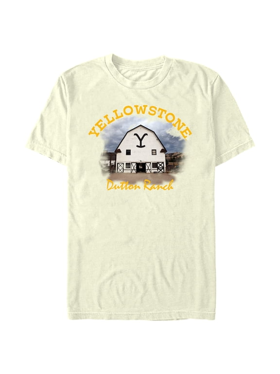 Men's Yellowstone Dutton Ranch Illustration Graphic T-Shirt
