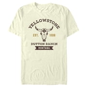 Mens Yellowstone Est. 1886 Dutton Ranch Montana Graphic T-Shirt