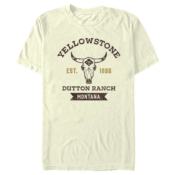 Men's Yellowstone Est. 1886 Dutton Ranch Montana Graphic T-Shirt