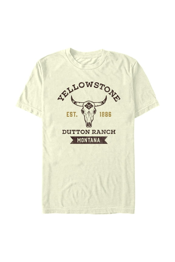 Men's Yellowstone Est. 1886 Dutton Ranch Montana Graphic T-Shirt