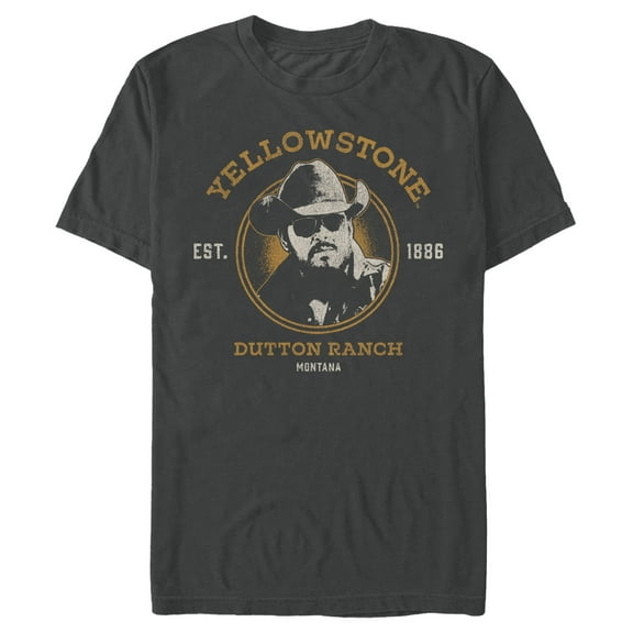 Men's Yellowstone Est. 1886 John Dutton Portrait Graphic T-Shirt