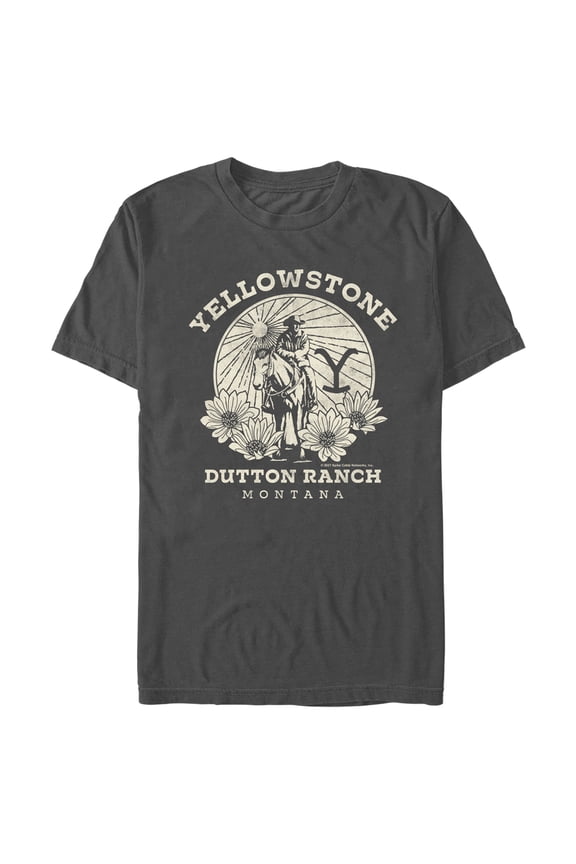 Men's Yellowstone John Dutton Ranch Montana Graphic T-Shirt