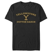 Mens Yellowstone Dutton Ranch Graphic T-Shirt Casual Cotton Short Sleeve Tee,