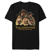 Men's Yellowstone Ride for the Brand Characters Graphic T-Shirt