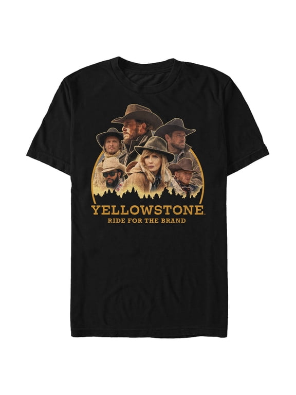 Men's Yellowstone Ride for the Brand Characters Graphic T-Shirt
