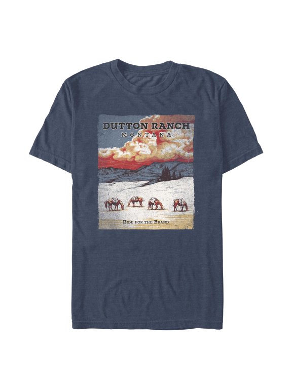 Men's Yellowstone Ride for the Brand Poster Graphic T-Shirt