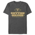 thumbnail image 1 of Men's Yellowstone Small Cow Skull Dutton Ranch Logo ESTD 1886  Graphic T-Shirt, 1 of 5