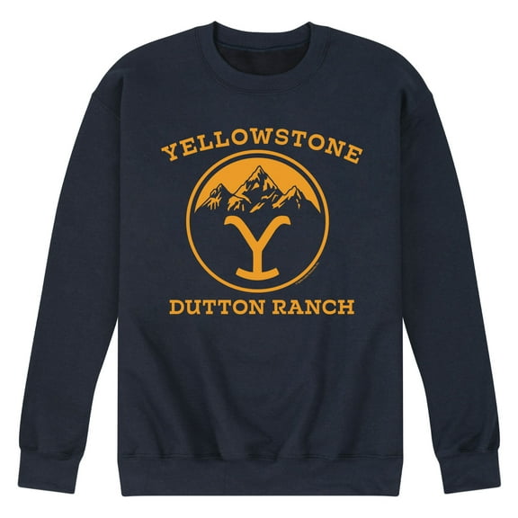 Yellowstone - Circular Lock 86 - Men's Long Sleeve Crew Neck Fleece