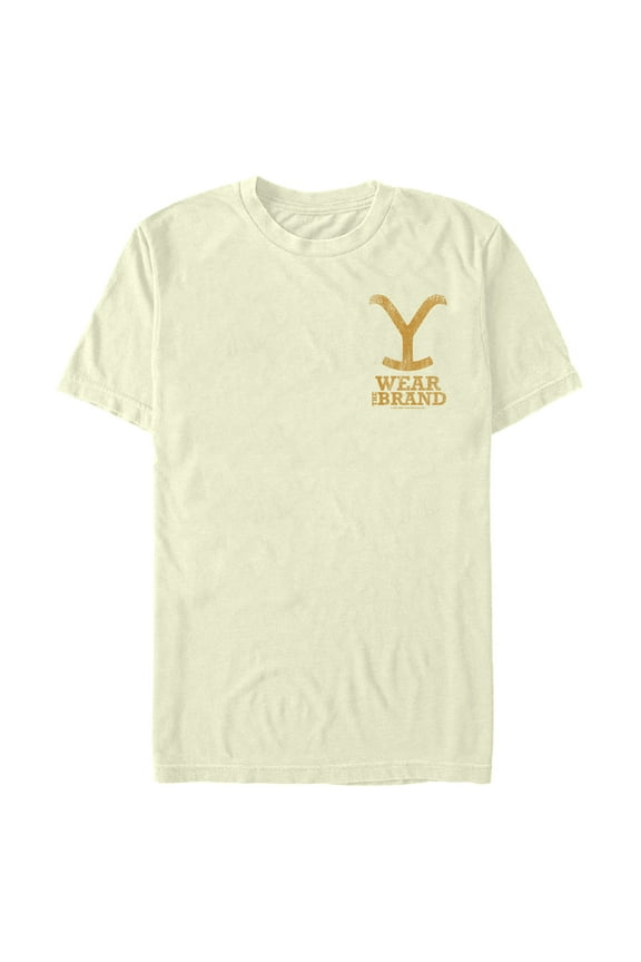 Men's Yellowstone Wear The Brand Pocket Logo Graphic T-Shirt
