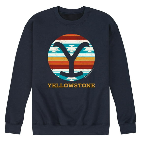 Yellowstone - Official Yellowstone Merchandise - Men's Crew Neck Fleece Pullover