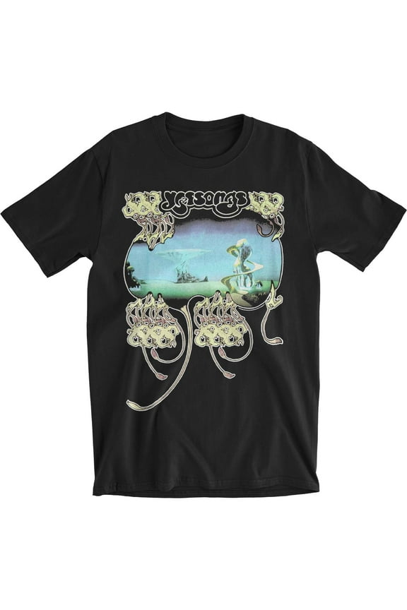 Men's Yes Yessongs Slim Fit T-shirt Large Black