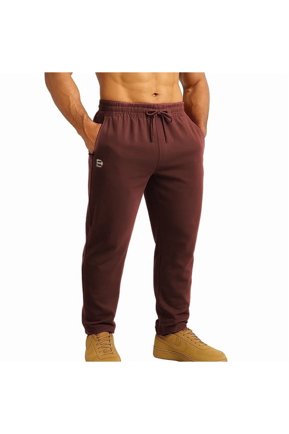 Men's Sweatpants Yoga Pants with Zipper Pockets – Stretch & Comfort