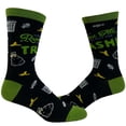 thumbnail image 1 of Men's You Just Reminded Me to Take Out The Trash Socks Funny Sarcastic Garbage Graphic Footwear, 1 of 7