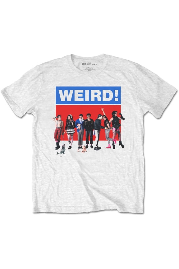 Men's Yungblud Weird Slim Fit T-shirt X-Large White
