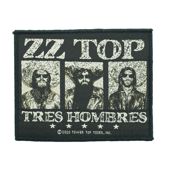 Men's ZZ Top Tres Hombres Woven Patch Black