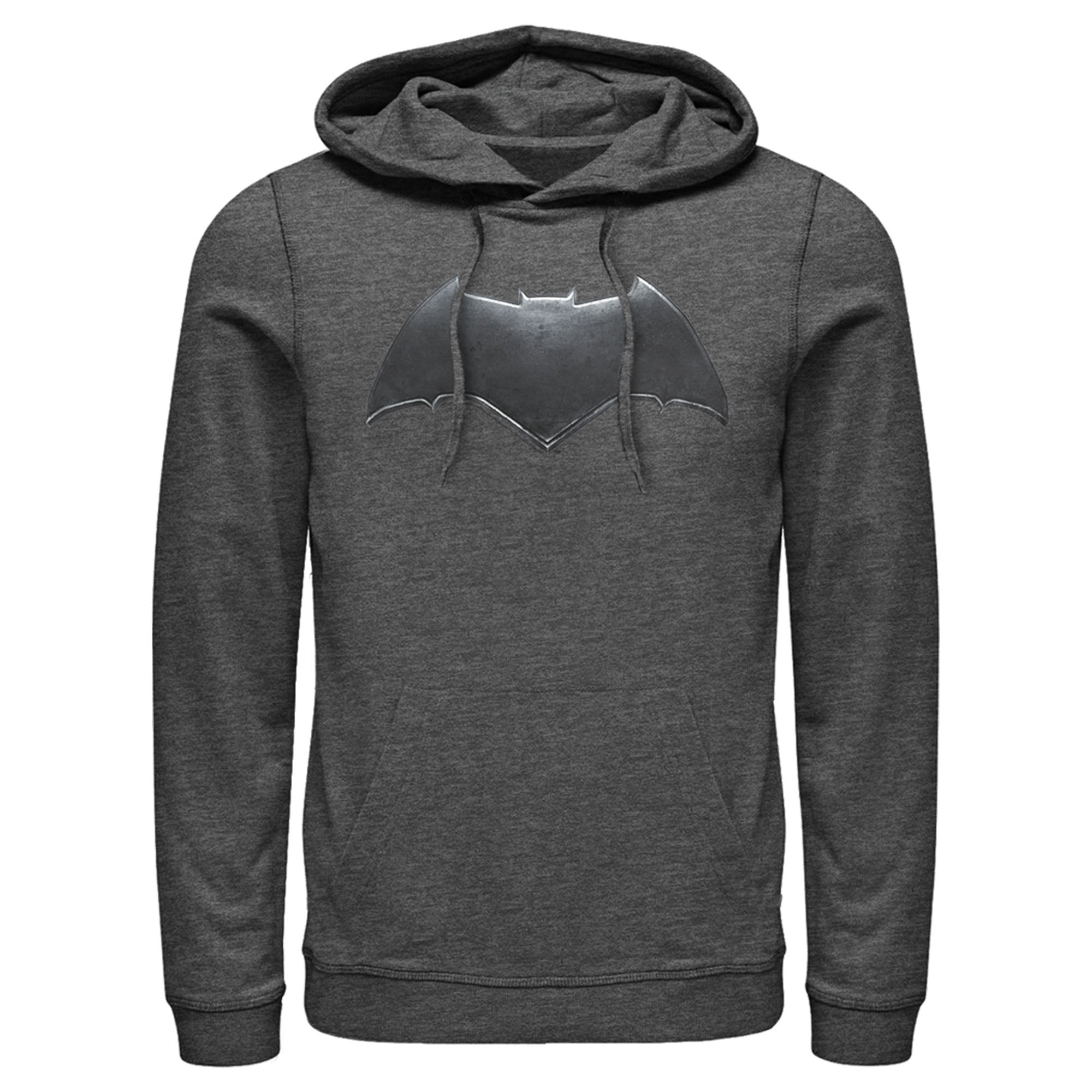 Men s Zack Snyder Justice League Batman Logo Pull Over Hoodie