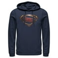 thumbnail image 1 of Men's Zack Snyder Justice League Superman Logo  Pull Over Hoodie Navy Blue Small, 1 of 4