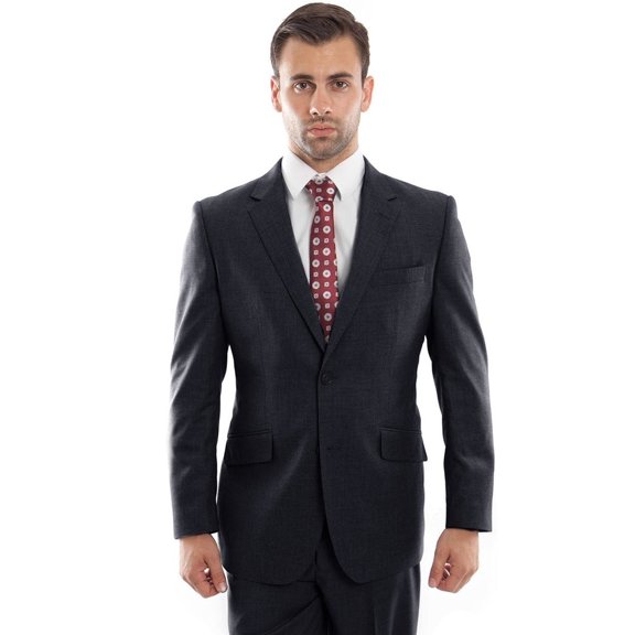 Men's Zegarie Suits Modern Charcoal Wool Suit Size 54 Regular