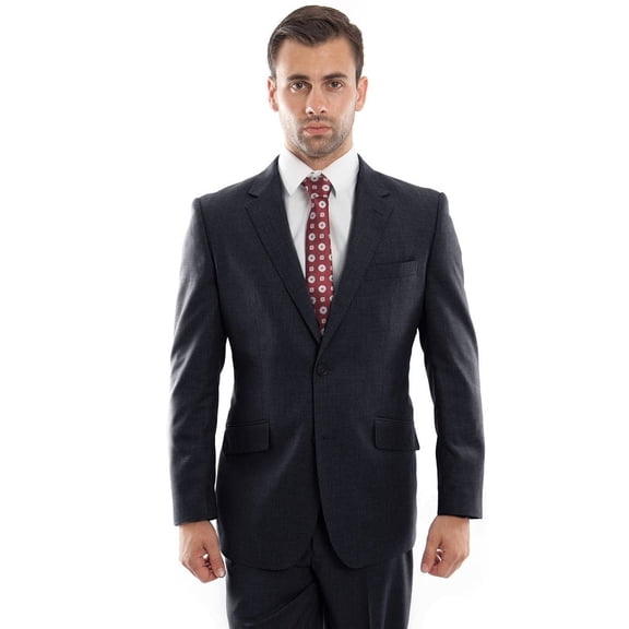 Men's Zegarie Suits Navy Blue Wool Suit Size 50 Long