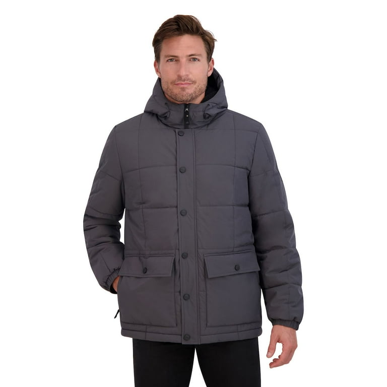 Men s ZeroXposur Bender Quilted Puffer Jacket Color Slate Size M
