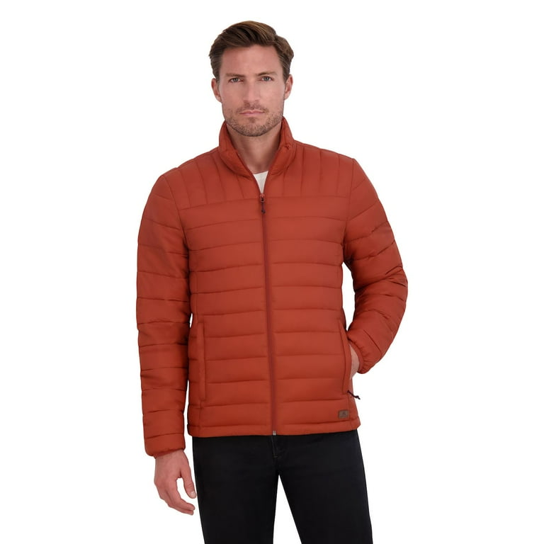 Men s ZeroXposur Emeric Puffer Jacket Color Rust Size XXL Walmart