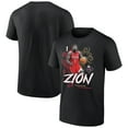 thumbnail image 1 of Men's Zion Williamson Black New Orleans Pelicans Competitor T-Shirt, 1 of 3